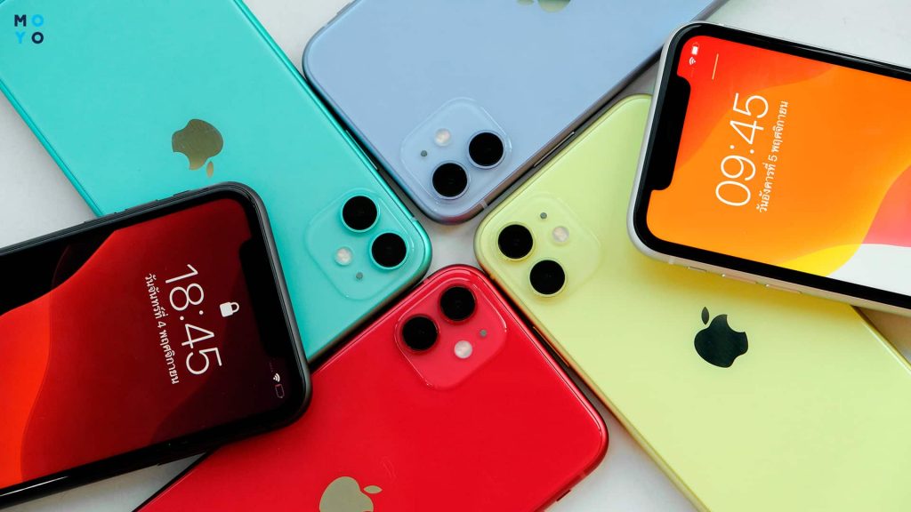 Смартфон Apple iPhone 11 різних кольорів