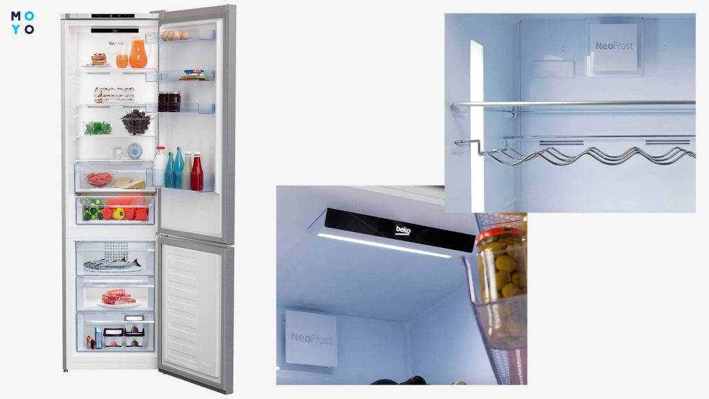 Холодильник Beko RCNA406E35ZXBR, оснащенный системой HARVESTfresh