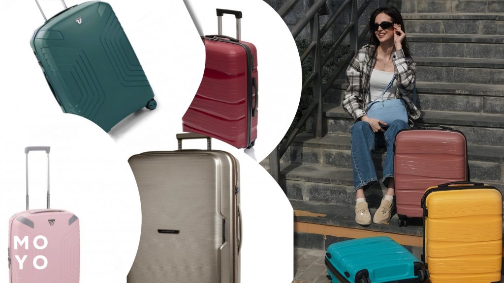 одягати чохол на валізу