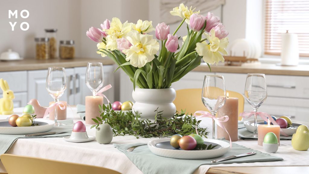 пасхальный декор стола
