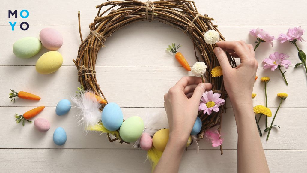 пасхальный венок