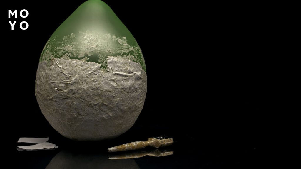 яйцо из папье-маше